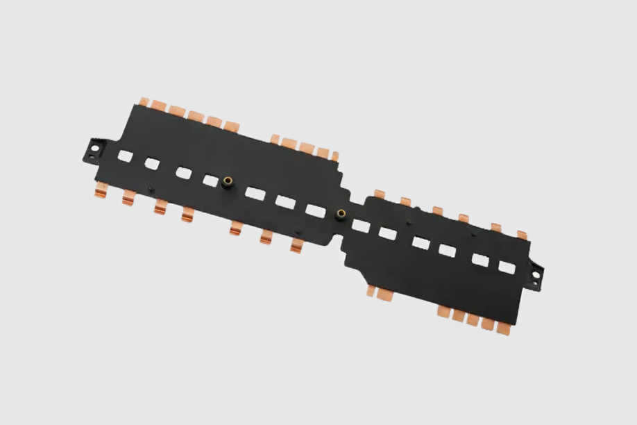 Copper busbar component for electrical distribution system.