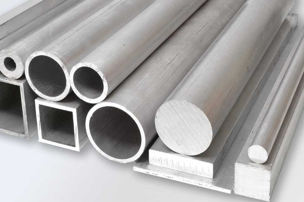 Various aluminum metal rods and profiles