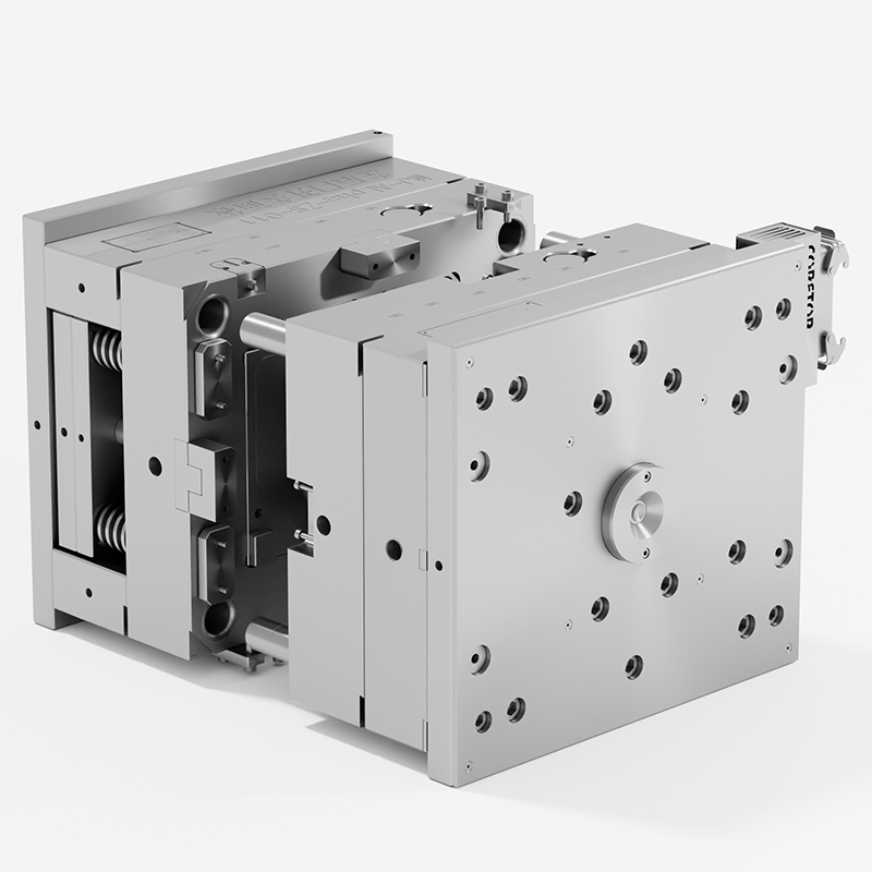 Metal mold for industrial manufacturing applications.