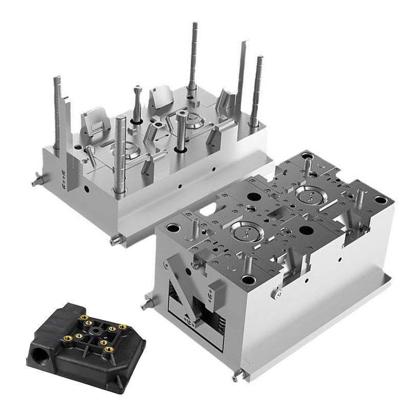 Precision injection mold and electronic component