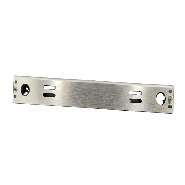 Stainless steel lock faceplate hardware component