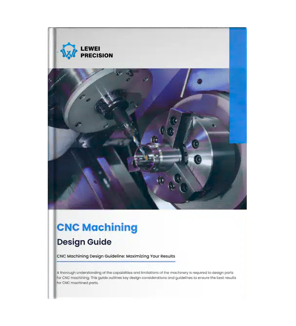 CNC Machining Design Guide Cover with Machinery Image