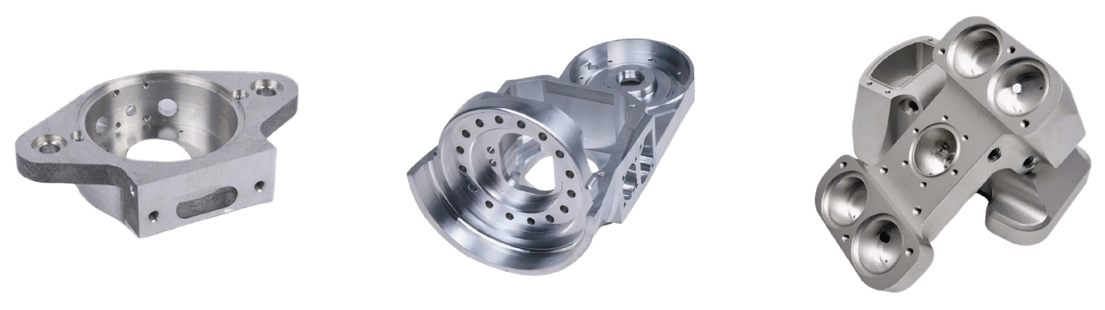 Precision machined metal parts for engineering applications.