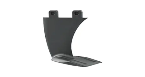 Black plastic auto part component