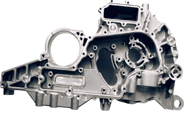 Complex metal engine component, detailed design