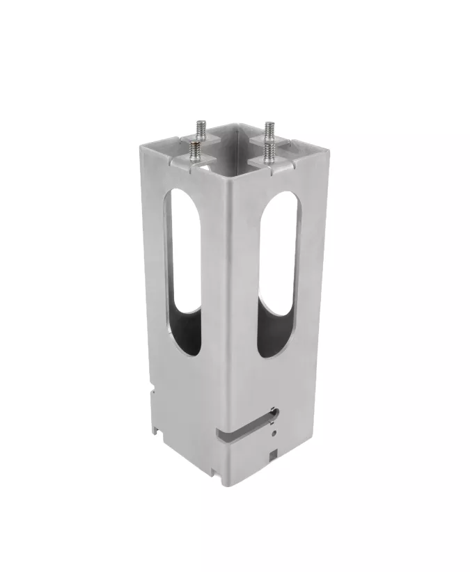 Stainless steel table leg with bolts