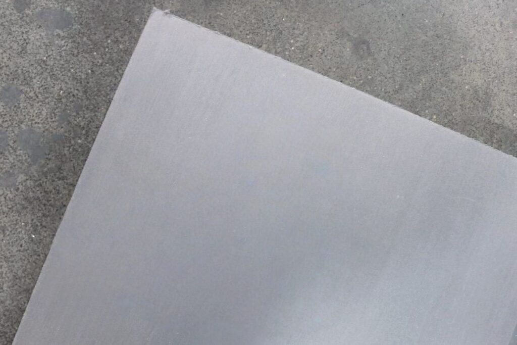 Concrete surface with smooth gray corner view.