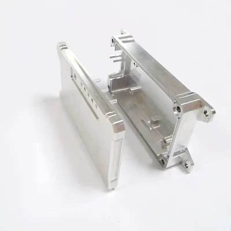 Aluminum electronic enclosure, open view