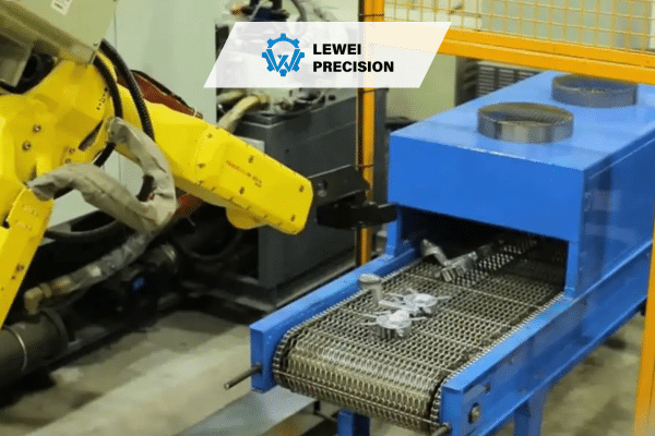 Robot handling parts