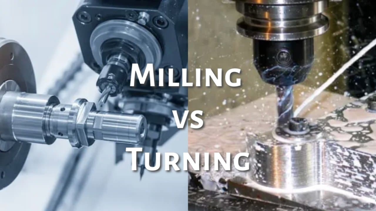 CNC Milling vs CNC Turning