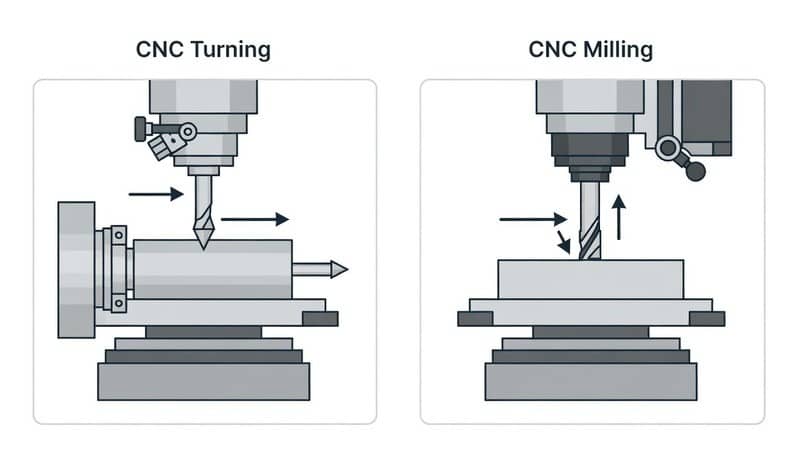 CNC turning & CNC milling 