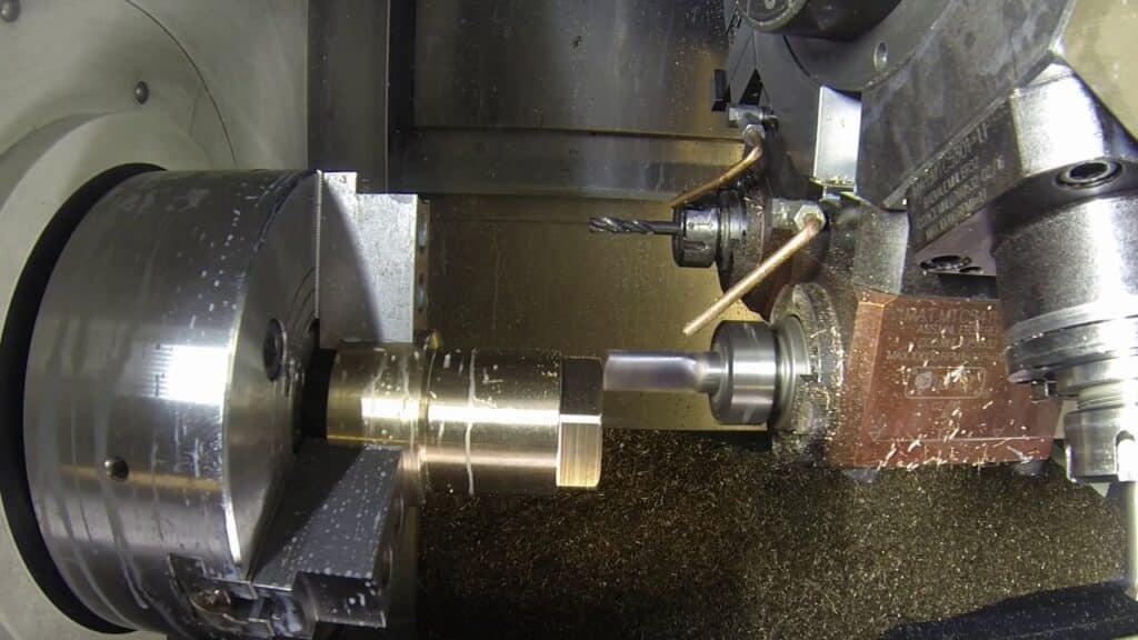 CNC turning operation 