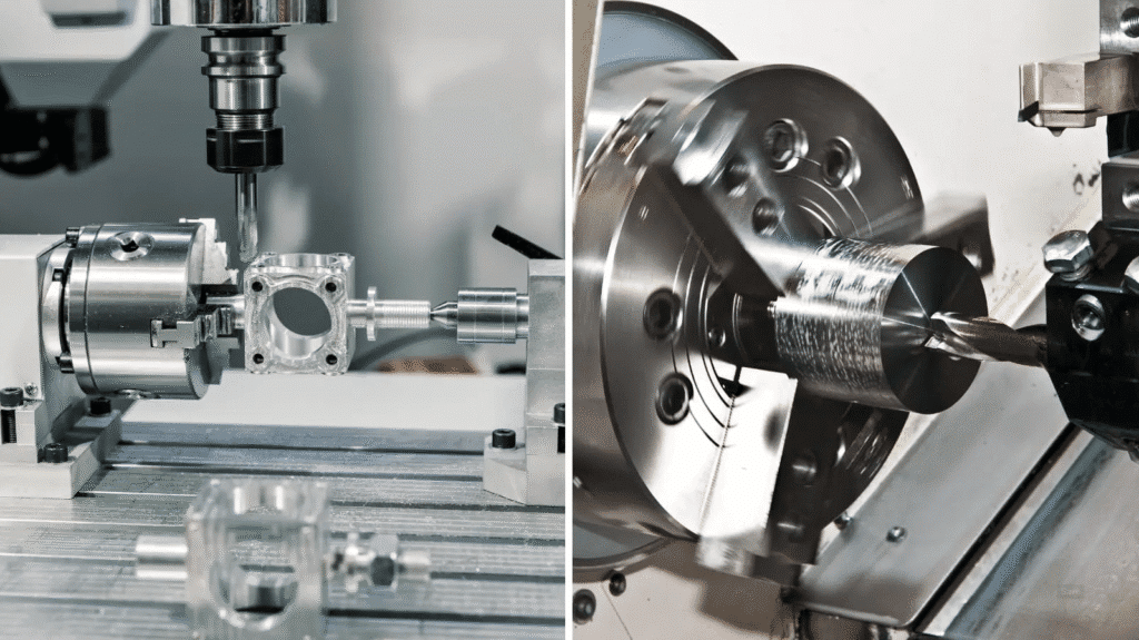 CNC Turning vs. CNC Milling: Quick Comparison