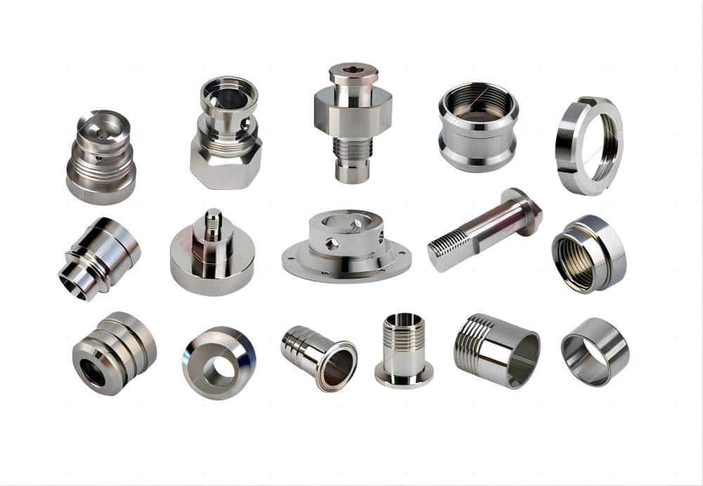 finished CNC turned parts