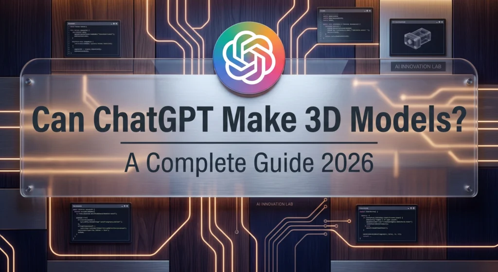 Can ChatGPT Make 3D Models
